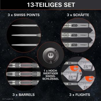 Preview: Steel Dartset Starwars-X-Wing 90%