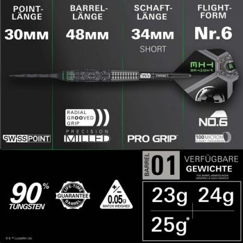 Preview: Steel Dartset Starwars Tie Fighter SP 90%