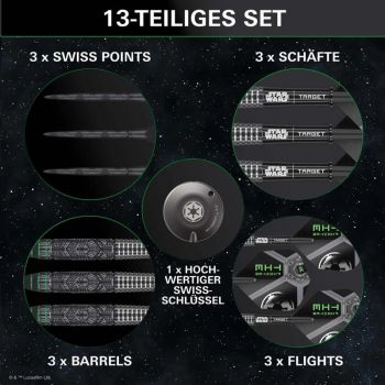 Preview: Steel Dartset Starwars Tie Fighter SP 90%
