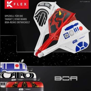 Preview: K-FLEX (3 Stk) Flight & Schaft R2D2 Starwars (No 6)