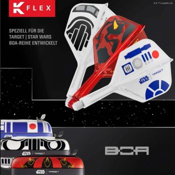 Preview: K-FLEX (3 Stk) Flight & Schaft R2D2 Starwars (No 2)