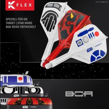 Preview: K-FLEX (3 Stk) Flight & Schaft  STORM TROOPER Starwars (No2)