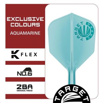 K-FLEX (3 pcs) Flight & Shaft No 6) Aqua  2025