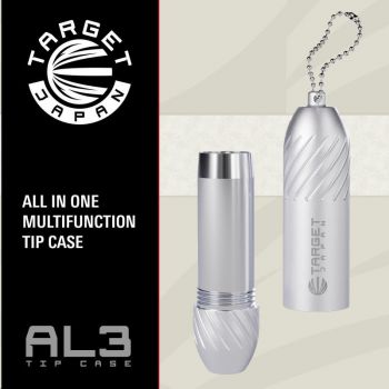 Dart Tip Case Ali Case Keychain silver