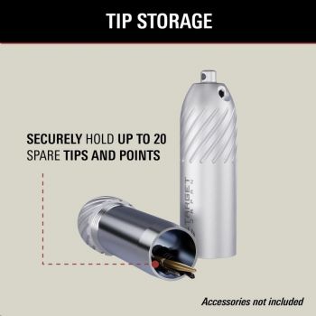 Dart Tip Case Ali Case Keychain silver