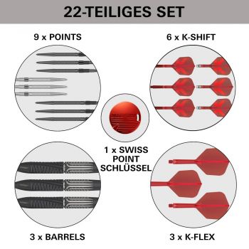 Target SHIFT 90% Swiss Point Steeldarts 2026 – 23g / 24g / 25g
