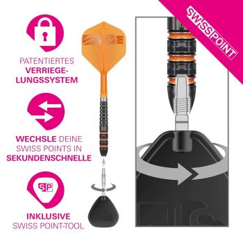 Target Raymond van Barneveld RVB 95K Swiss Point Steeldarts 2026 – 21g / 23g / 25g