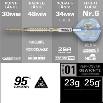 Target Adrian Lewis Showdown 95% Swiss Point Steeldarts 2026