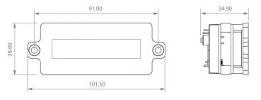 LCD Display für elektronische Münzprüfer