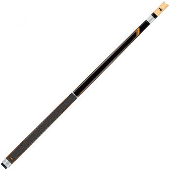 Pool Cue 2-Piece Buffalo Dominator "NG" #2 13mm glue on tip, black/orange