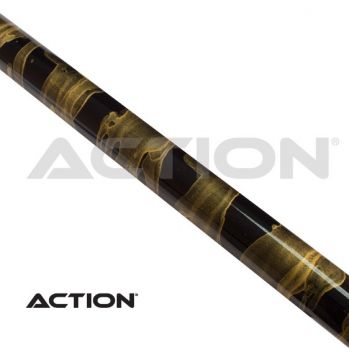 Pool Cue 2-piece Value gold / 13 mm glue on tip / L:148 cm