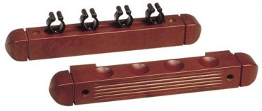 Mahogany Coloured Cue Rack for 4 cues
