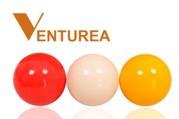 Carom Ball Set Ventura Economy 61.5mm white/red/yellow