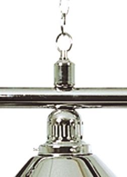 Billiard lamp chrome 3 shades