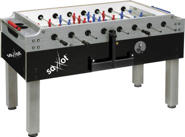Football Table Garlando saXXot World Champion F2, Glass Playfield, LED Illumination mechanical coin validator 1,- Euro