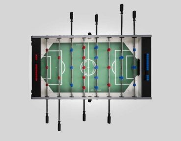 Football Table Garlando G500 Evolution, Glass Playfield, Safety-Rods