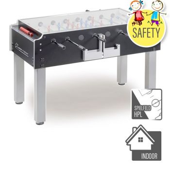 Soccertable Outdoor F2 with Top Class, HPL playfield, Safety-rods