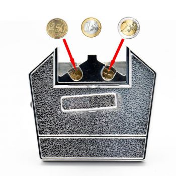 Mechanical coin selector with rotating mechanism for Gumball machines