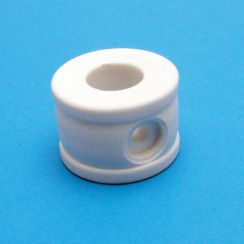 Collar white for goalie rod 13 mm with fixing hole, 4 pcs.