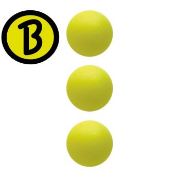 3 Stk. Bärenherz Magic Ball für Fußballtisch gelb D: 33,8 mm ca. 19 g