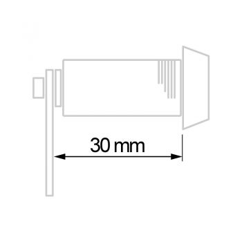 Programmable lock, 30 mm