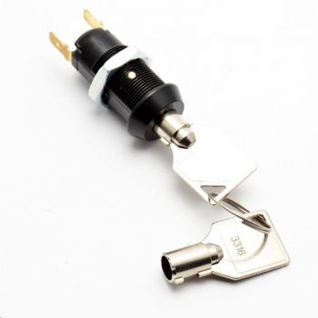 Tumbler Key Switch Lock KD 36,50 mm - 1 7/16" key no return black