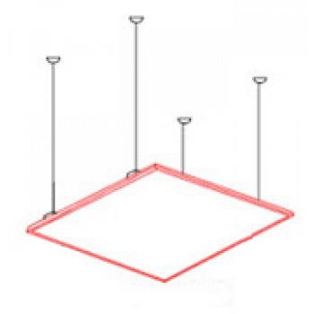 LED Panel ceiling mounting suspension