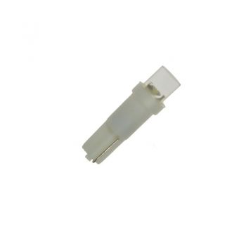 LED 12 Volt DC clear Flat Top 120° Angles  T5 Wedge 1 LED