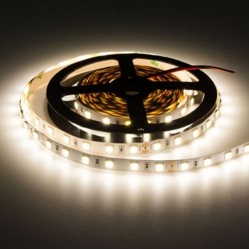 60SMD / m 16W / m 24V Professional LED strip 5054 neutral white 5m