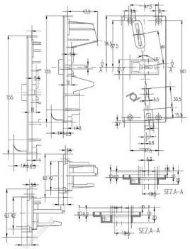 Frontplatte F6 für elektronischen Münzprüfer RM5F/V