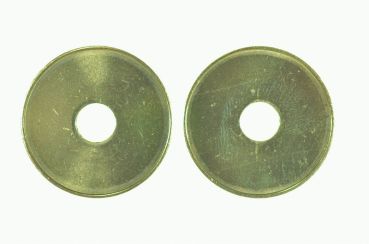Token brass 24 x 1,8 mm with hole 6.1mm 100 pcs.