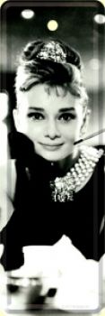 Metal bookmarks - Audrey Hepburn