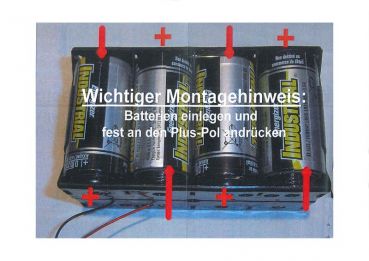 Batteriebox 12 Volt für 8 Batterien