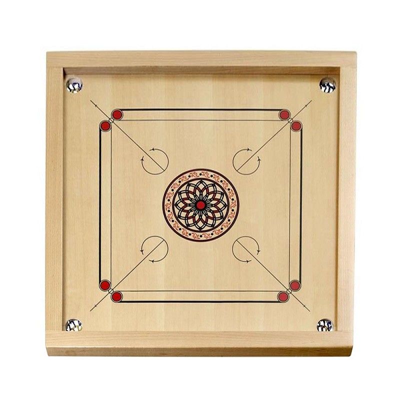 Carrom Brettspiel Klassik 82 x 82 cm