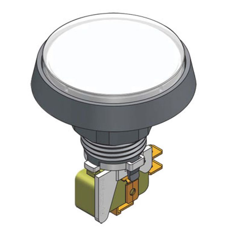 Leuchttaster rund 61 mm weiss