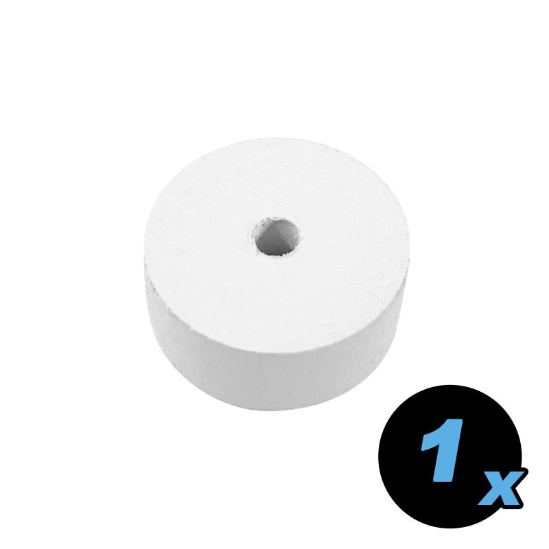 Rebound rubber white 1-1/4"