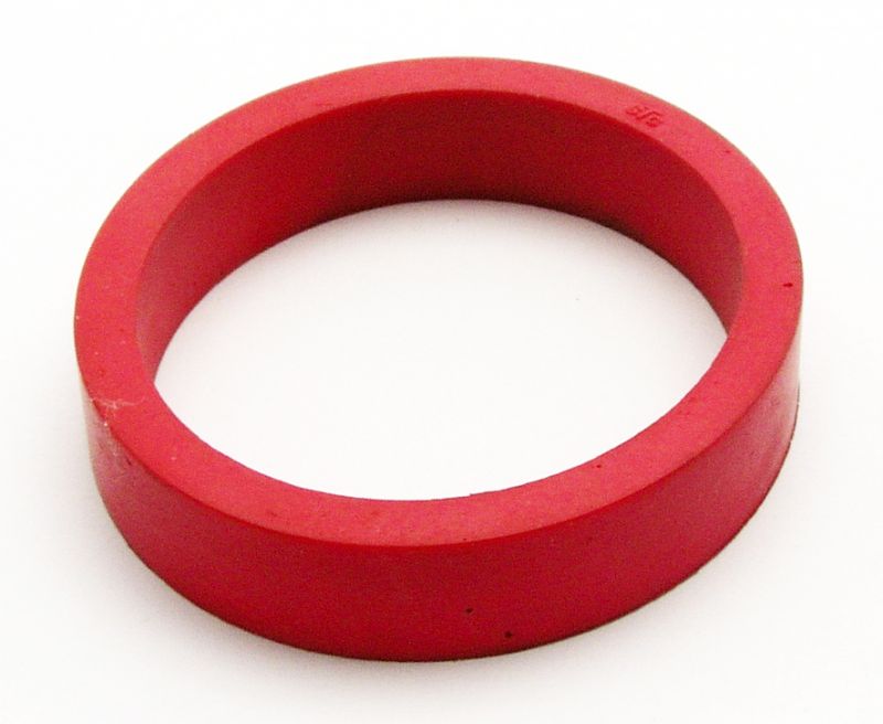 Rubber flipper 3/8" x 1-1/2" red