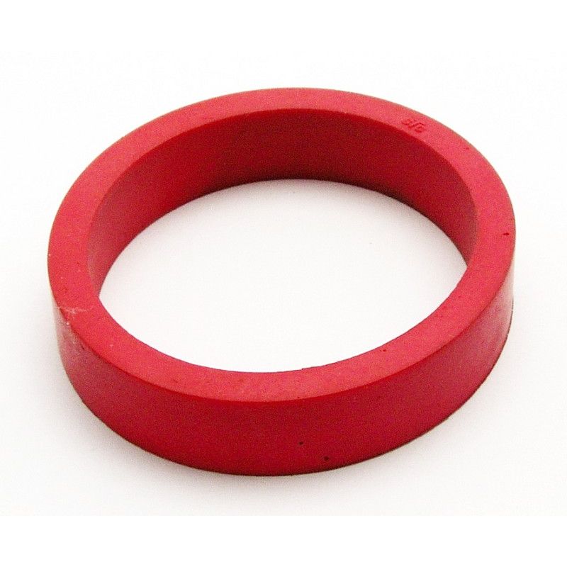 4 pieces Silicon flipper rings 1-1/2 x 1/2 x 5/32  red