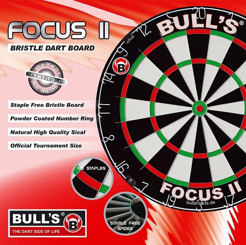 Bull's Bristle Dartboard Focus II