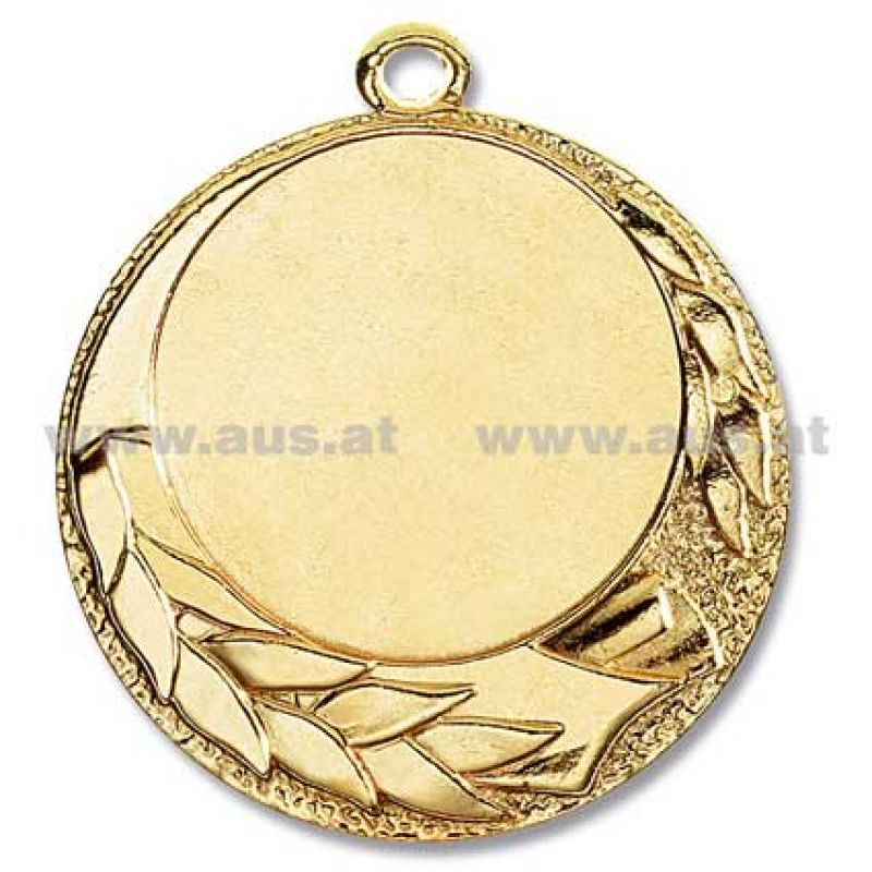 Medaille Siegerkranz ohne Band Gold