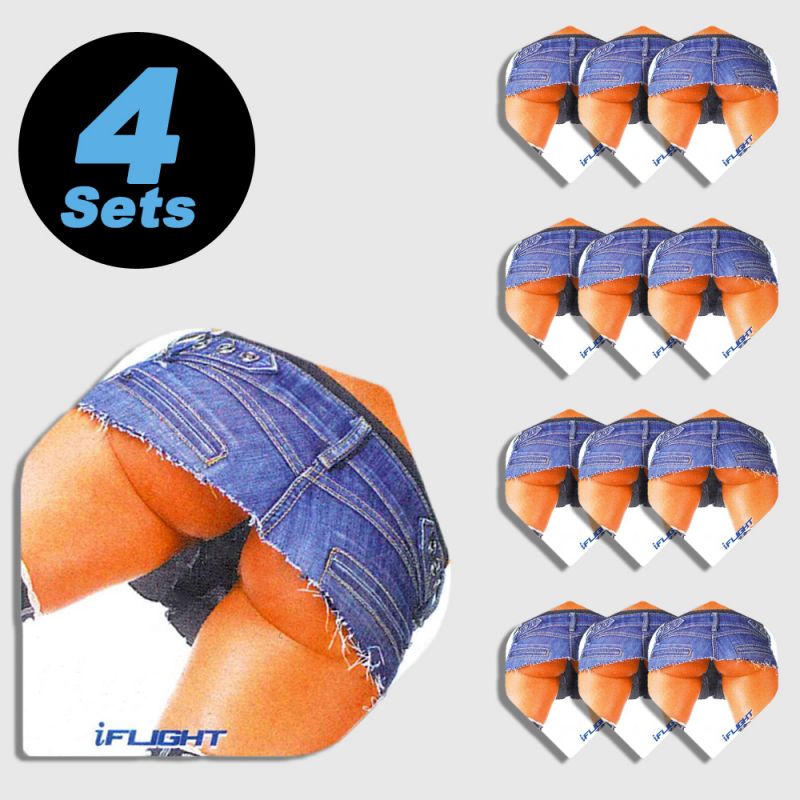 4 Flight Sets (12 pcs) Standard Polyester extra strong "Miniskirt"