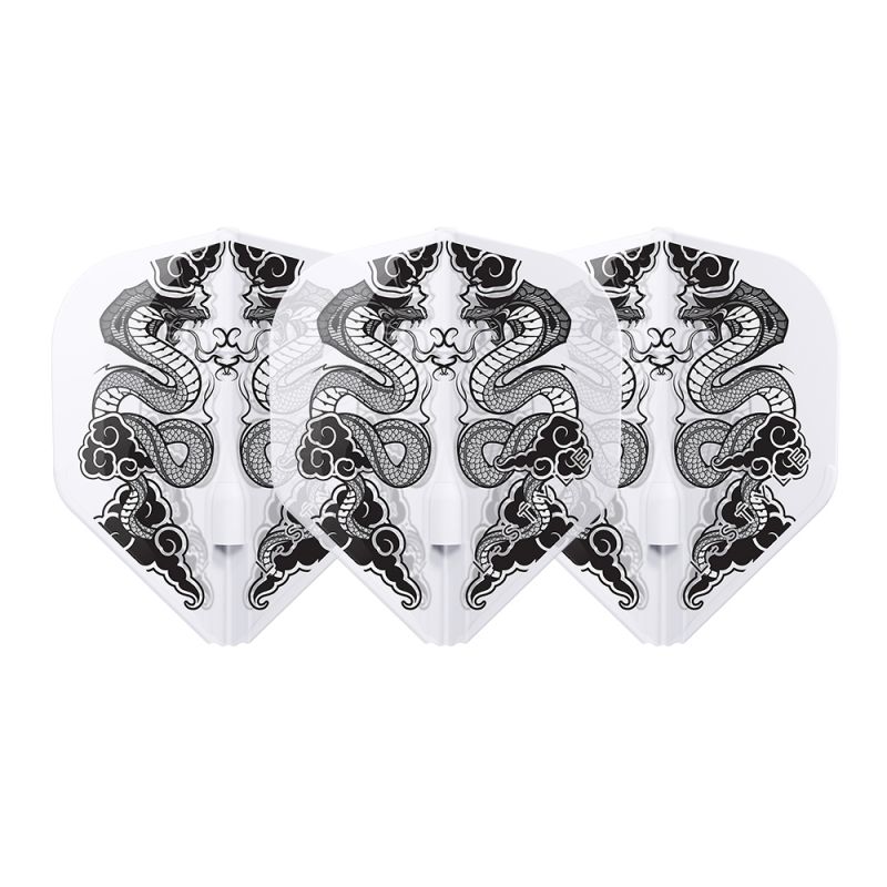 L-Style Flight Set (3 Stk) Standard Jelle Klaasen v7 L-Flight L1EZ transparent weiß