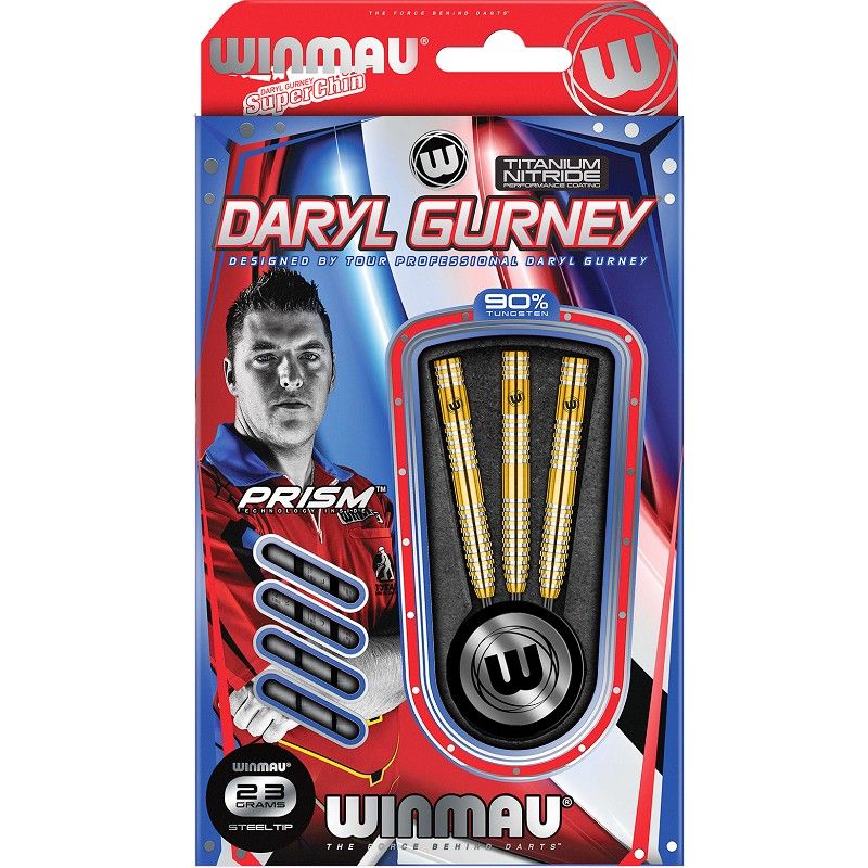 Steel Dartset (3 Stk) Daryl Gurney "Superchin" Winmau