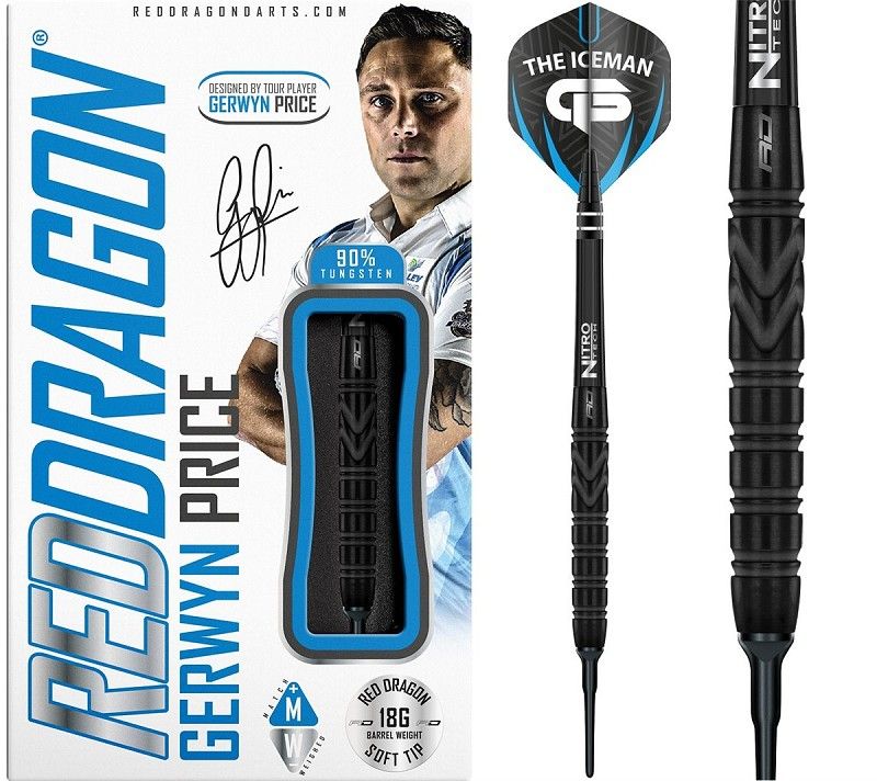 Darts (3 pcs) Gerwyn "Iceman" Price Back to Black