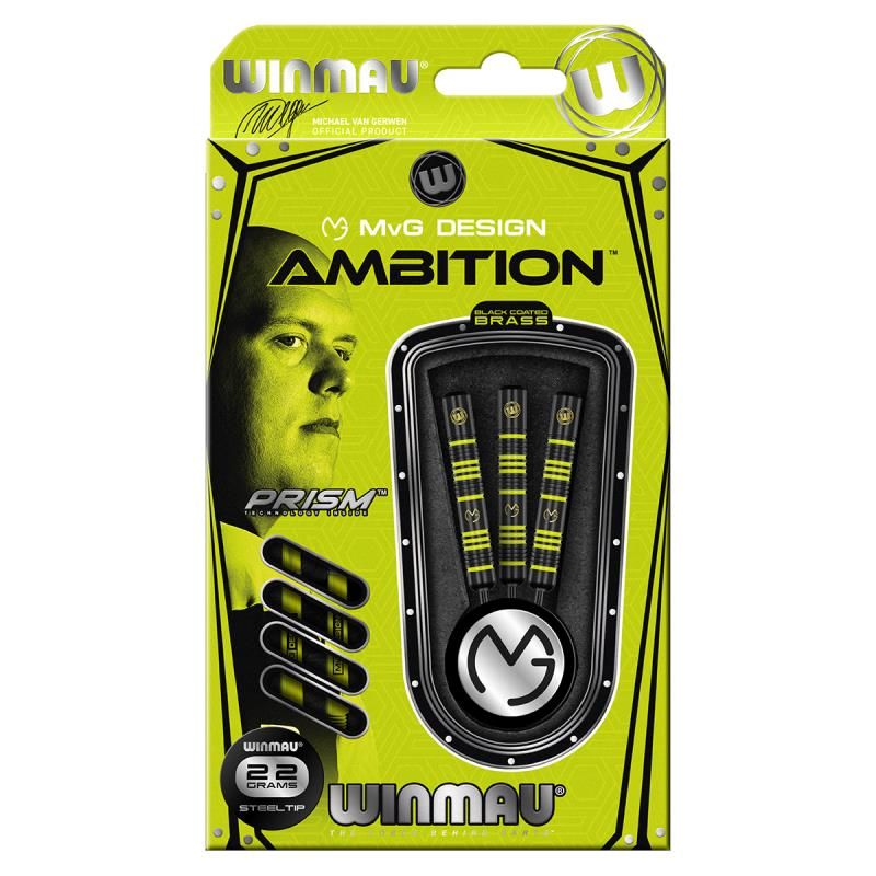 22 g Steel Darts (3 Stk) MvG Michael van Gerwen Ambition