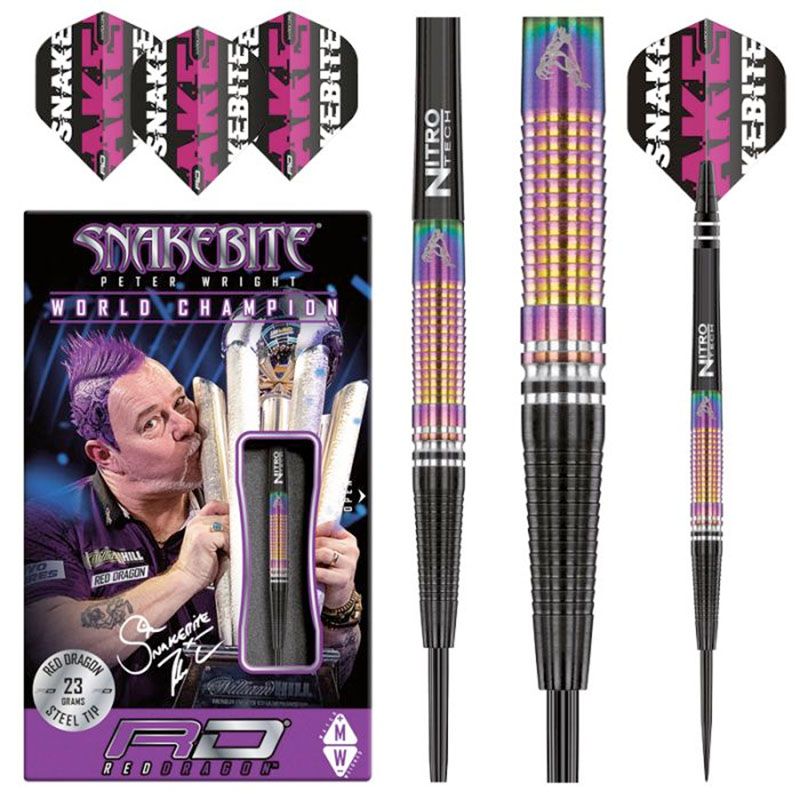 Steel Darts (3 pcs) Peter Wright World Champion Tapered SE