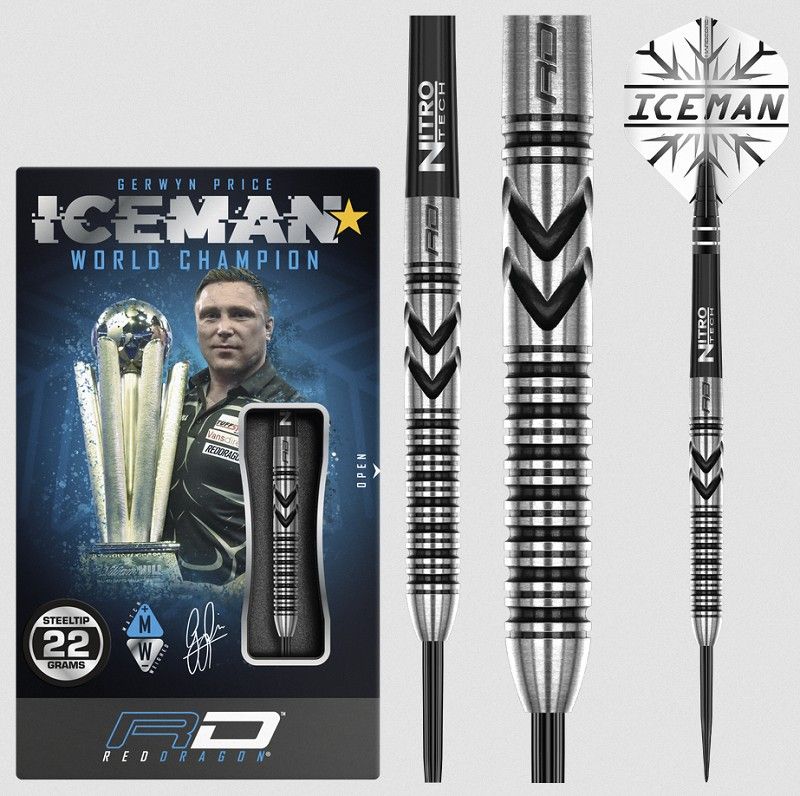 Steel Dartset (3 Stk) Gerwyn "Iceman" Price Thunderbolt