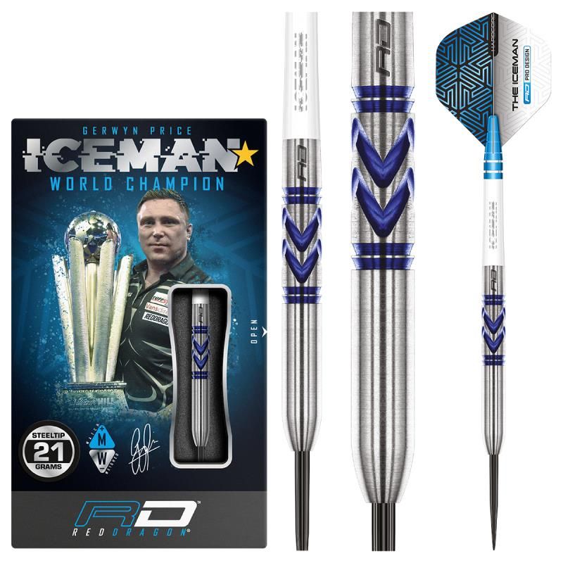 Steel Dartset (3 Stk) Gerwyn "Iceman" Price Avalanche-Pro