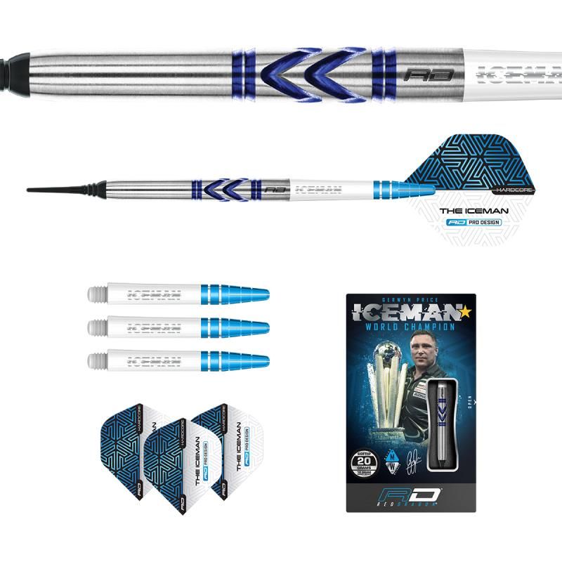 Soft Dartset (3 Stk) Gerwyn "Iceman" Avalanche-Pro