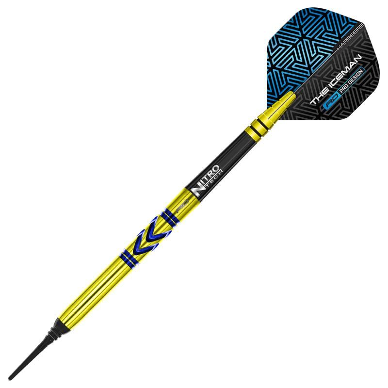 Soft Dartset (3 Stk) Gerwyn "Iceman" Avalanche-Pro Gold